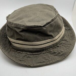 AE Performance Bucket Hat Men's Olive Green Cotton Sun Fishing Boonie